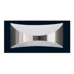 FERROLI Podium 171664781 Applique Murale 23W Acier Brillant Photobs - Gris