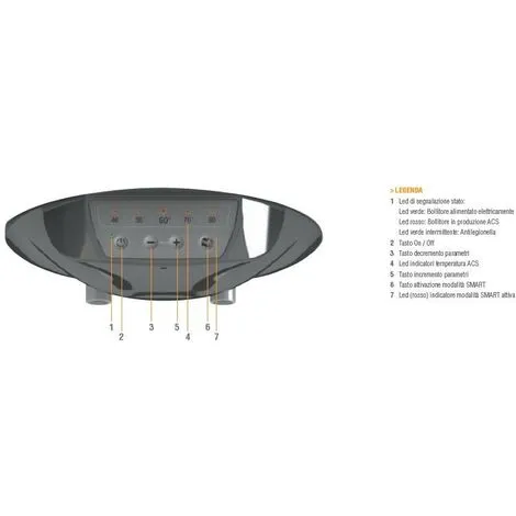 Chauffe-eau électrique à Accumulation Ferroli Titano Smart à Haut Rendement Capacité De 50 Litres | Blanc 2 Chauffe-eau électrique à Accumulation Ferroli Titano Smart à Haut Rendement Capacité De 50 Litres | Blanc – Image 2