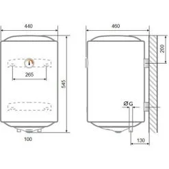 Chauffe-eau électrique à Accumulation Ferroli Titano Smart à Haut Rendement Capacité De 50 Litres | Blanc 5 Chauffe-eau électrique à Accumulation Ferroli Titano Smart à Haut Rendement Capacité De 50 Litres | Blanc -FERROLI Soldes Boutique 32946366 3